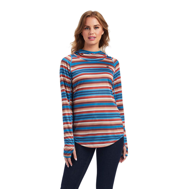 Ariat Hemden Damen - Laguna Hoodie Mehrfarbig ( RFIYE-2765 )